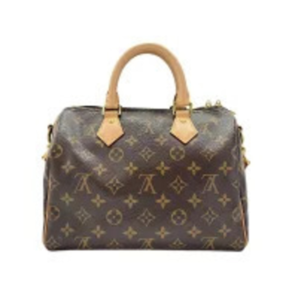 Louis Vuitton Monogram Speedy brown Bandouliere Handbag Brown